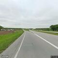 Non-injury motorcycle crash on highway ramp