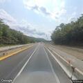 Disabled tractor trailer on I-81 near welcome center