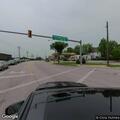 Officer conducts traffic stop on pickup truck