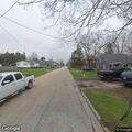 Traffic stop on gray Cadillac at Olive and Galesburg