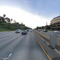 Rubbish fire at Alvarado and Hollywood Freeway