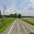 Fallen tree blocking lane on State Route 342