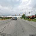Two-car crash blocking road at Broad and McNaughten