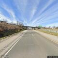 Dead deer on I-76 eastbound inside berm