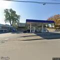 Officer stops vehicle at Fabian gas station