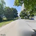 Speeding white car stopped on Bluff Avenue