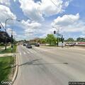 Concrete hazard at railroad crossing on Prospect Road