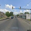 Concrete barrier blocking lane on East Galbraith