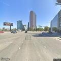 Object blocking traffic lanes on Wilshire Boulevard