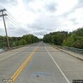 Unoccupied Jeep stopped in roadway at Route 138