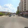 Traffic stop on red Honda Accord downtown