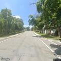 Broken internet wire hanging in roadway