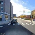 Officers check group at bus stop on Englewood Parkway