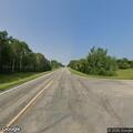 Deer blocking roadway on County Highway 20