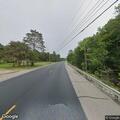 Deer carcass blocking road on Route 2 in Carthage