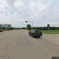 Traffic stop on blue Mazda SUV on North Main