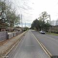 Fallen tree blocking South Bend Drive in Tillmans Corner