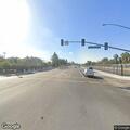 Person bleeding at bus stop in Santa Ana