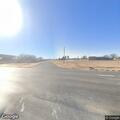 Officer checks traffic hazard on frontage road
