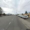 Disabled silver Lexus on northbound Highway 99