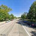 Disabled pickup loses wheel near cemetery