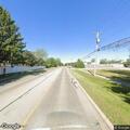 Motorcycle and car crash on West Central Avenue