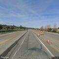 Loose vehicle tire on westbound Highway 156
