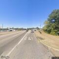 Glass debris creating traffic hazard on road