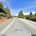 Van blocking lane on Highway 88 near Liberty