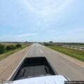 Sparking white pickup reported on I-40 westbound