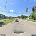 Truck hits overhead wire on Benstein and Glengary