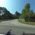 Single car crash into fence on Courthouse Road