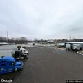 Semi backs into another semi at Pilot station