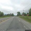 Deceased coyote blocking lane on Route 12