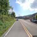 Disabled bucket truck blocking traffic on Route 33