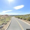 Motorcycle and pickup crash on US 395 at Blue Ridge
