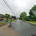 Large tree blocking roadway on Pennock Church Road