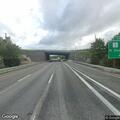 Cone blocking ramp from Route 7 to I-295 south