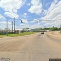 Traffic stop on gold Mercury at Broadway and Dallas