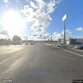 Loose dog in roadway near Lathrop and Harlan roads