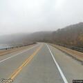 Vehicle swerving and crash on Shenandoah River bridge