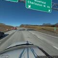 Vehicle hits deer on I-77 northbound, airbags deploy
