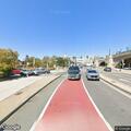 Traffic backup from signal outage at Leverett Circle