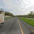 Low-hanging wire blocking part of road on Route 7