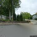 Car crash with smoking vehicle on East Glen Avenue