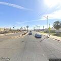 Man falls off medical vehicle at intersection