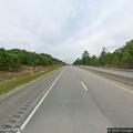 Single-car crash off parkway embankment