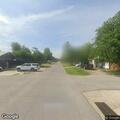 Oversized truck blocks road at Sunset and Evans