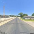 Unattached trailer blocking intersection roadway