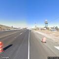 Traffic stop on red Toyota and trailer on highway